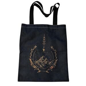 A Court of Thorns and Roses (ACOTAR) Inspired Celestial Mountain & Moon Tote Bag